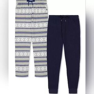 Men's GAP Pajama Pants XL Navy & Gray